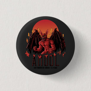 Ahool Vietnamese Night Flyers Cryptid Button