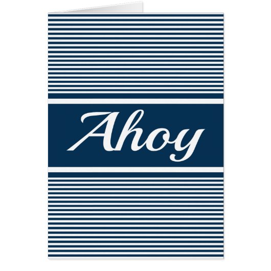 Ahoy (Front)