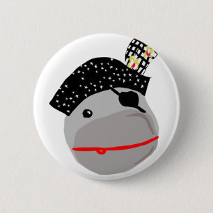 Ahoy! A cute pirate button. Button