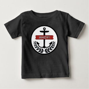 Ahoy - Baby American Apparel 3/4 Sleeve Raglan T-S T-Shirt