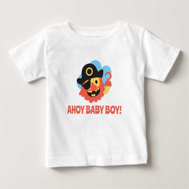 Ahoy Baby Boy Baby T-Shirt (Front)