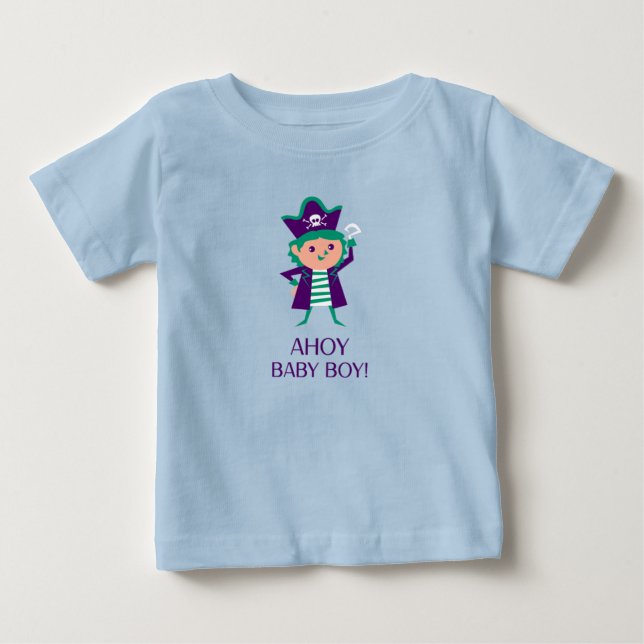Ahoy Baby Boy Baby T-Shirt (Front)