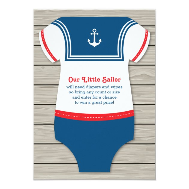 Ahoy Baby Shower Invitation, Sailor, Nautical Card