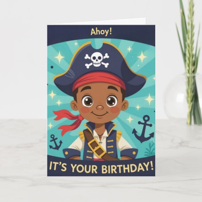 Ahoy! Birthday Card (Front)