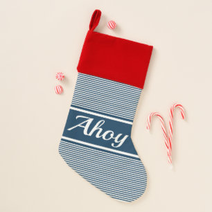 Ahoy Christmas Stocking