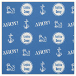 Ahoy! Custom Boat Anchor Pattern Fabric