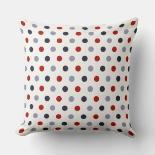 Ahoy Dots Throw Pillow