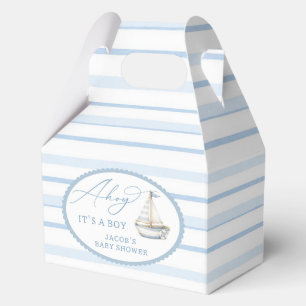 Ahoy It’s a Boy Nautical Baby Shower Favor Boxes