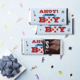 Ahoy It's A Baby Boy Hershey Bar Favors