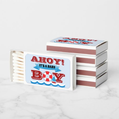 Ahoy Its A Baby Boy Matchbox Matchboxes