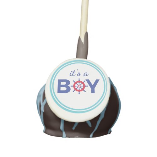 Ahoy Its A Boy Baby Shower Dipped Oreo Cake Pop