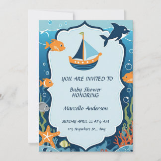 "Ahoy! It's a Boy_ Baby Shower Invitation 