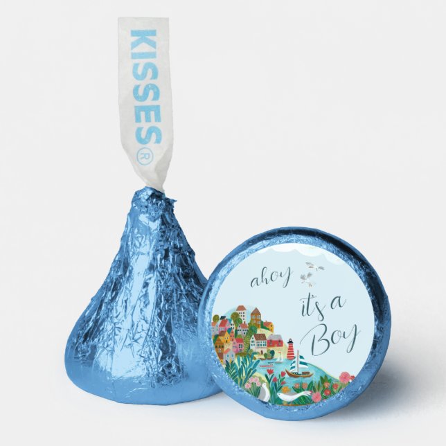 Ahoy it's a boy baby shower party hershey®'s kisses® (Front)