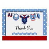 Ahoy It's A Boy Baby Shower Thank You (Front Horizontal)