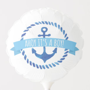 Ahoy It's A Boy Ballon Balloon
