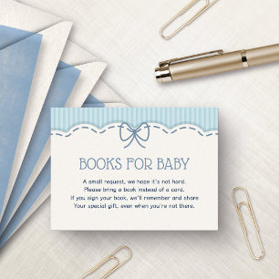 Ahoy It's A Boy Books for Baby Enclosure Card