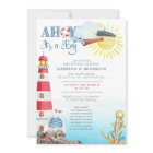 Ahoy it's a Boy Cute Nautical Baby Sprinkle