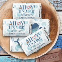 Ahoy it's a Boy Happy Whales Baby Shower