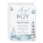 Ahoy Its A Boy Nautical Baby Shower All In One