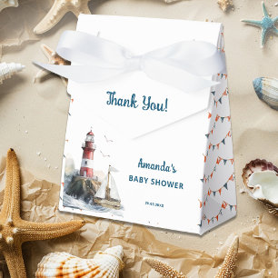 Ahoy It's a Boy Nautical Baby Shower Favor Boxes