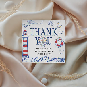 Ahoy It's a Boy Nautical Favor Gift Tags