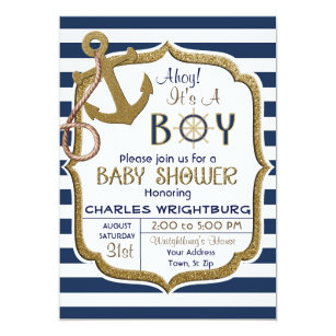 nautical themed invitations zazzle