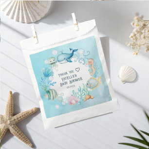 Ahoy! It's a Boy Under The Sea Boy Baby Shower Favor Bag