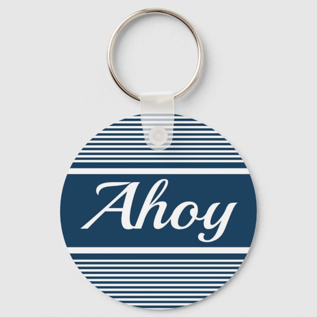 Ahoy Keychain (Front)