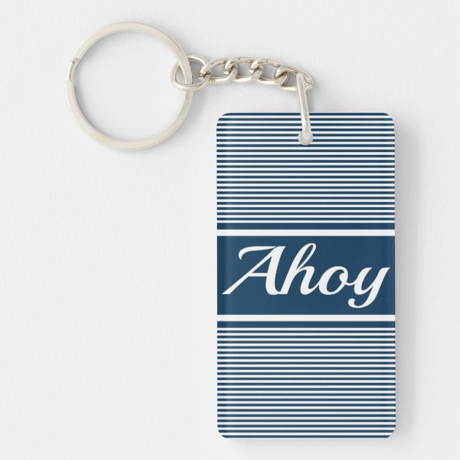 Ahoy Keychain (Front)