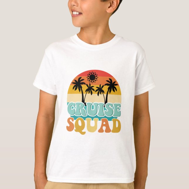 Ahoy, Little Captains! Cruise Squad T-Shirt (Front)