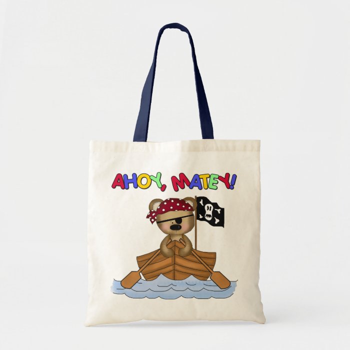Ahoy Matey Pirate Gift Tote Bag
