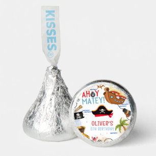 Ahoy Matey Pirate, Kids Pirate Birthday Hershey®'s Kisses®