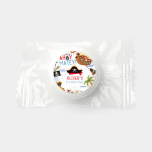 Ahoy Matey Pirate, Kids Pirate Birthday Life Saver® Mints