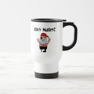 Ahoy Matey Pirate Travel Mug
