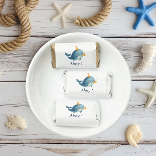 Ahoy Nautical Birthday Hershey's Miniatures