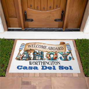 AHOY Nautical Doormat