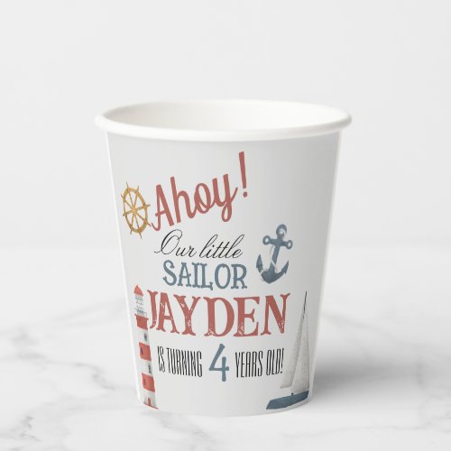 Ahoy Paper Cups