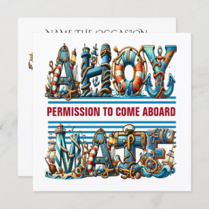 AHOY PERMISSION TO BOARD INVITATION