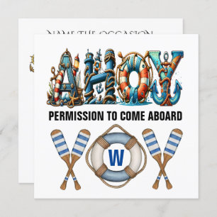 AHOY PERMISSION TO BOARD INVITATION