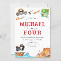 Ahoy Shipmates Treasure Hunt Ship Pirate Birthday