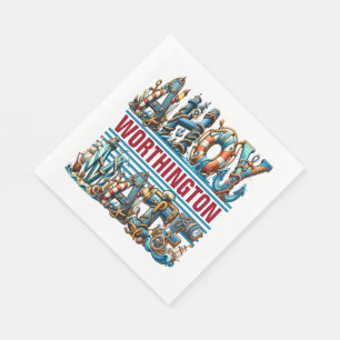 AHOY THEME  NAPKINS