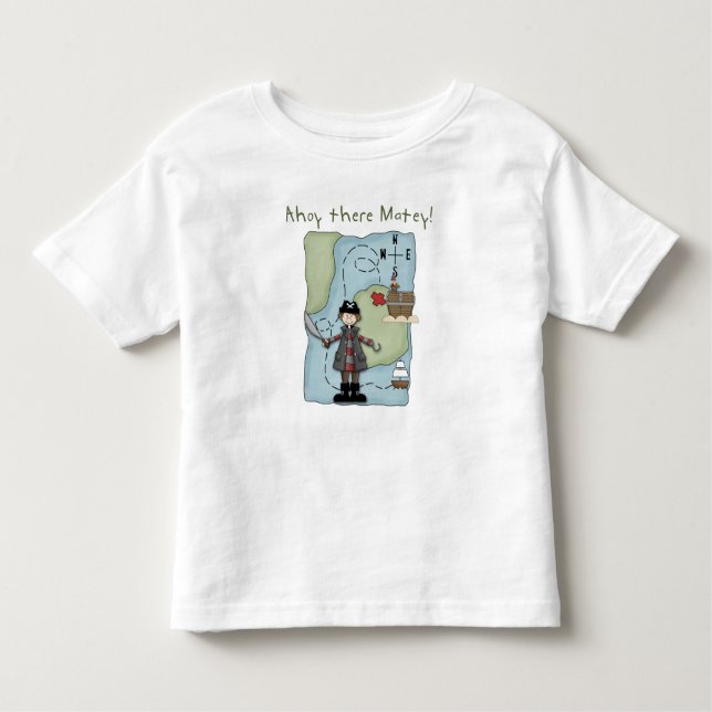 Ahoy there Matey! Pirate  Toddler T-shirt (Front)