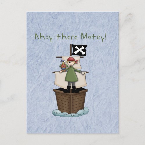 Ahoy There Matey Postcards