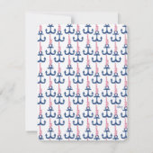 Ahoy Vintage Anchor pattern. (Back)