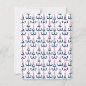 Ahoy Vintage Anchor pattern. (Front)