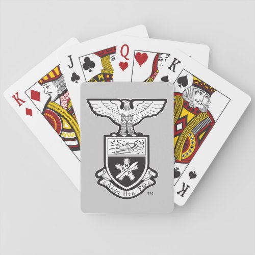 AHP Crest _ BW Playing Cards