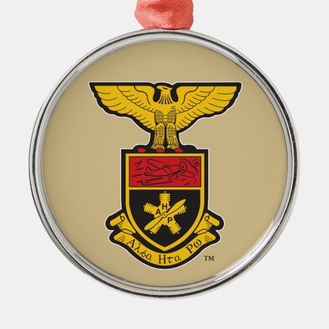 AHP Crest - Color Metal Ornament (Front)