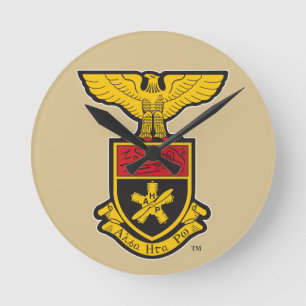 AHP Crest - Color Round Clock