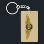 AHP Wings - Color Keychain<br><div class="desc">Alpha Eta Rho: International Aviation Fraternity</div>