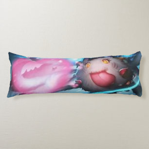 ahri poro body pillow